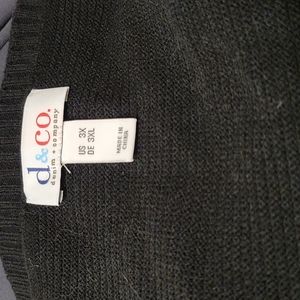 Black tunic or sweater dress